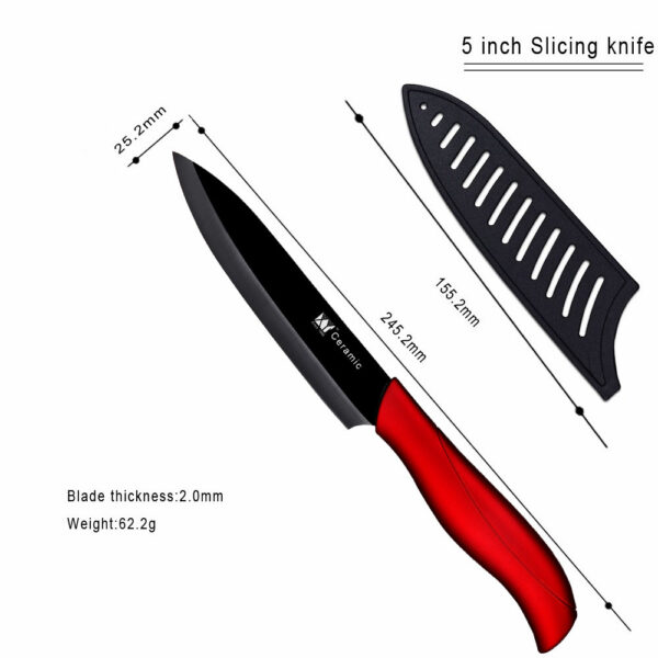 Stylish Red&Black Knives - Image 6