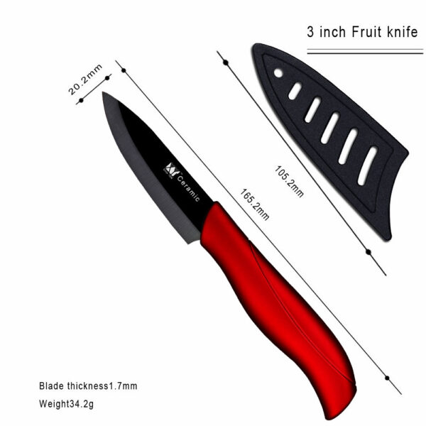 Stylish Red&Black Knives - Image 4