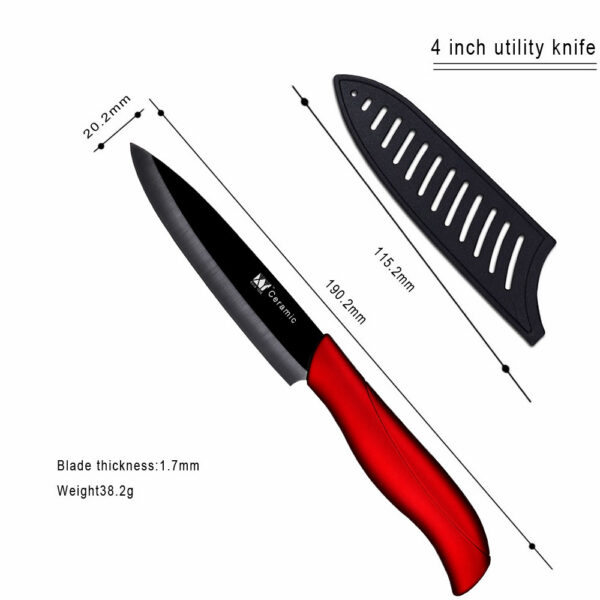 Stylish Red&Black Knives - Image 5