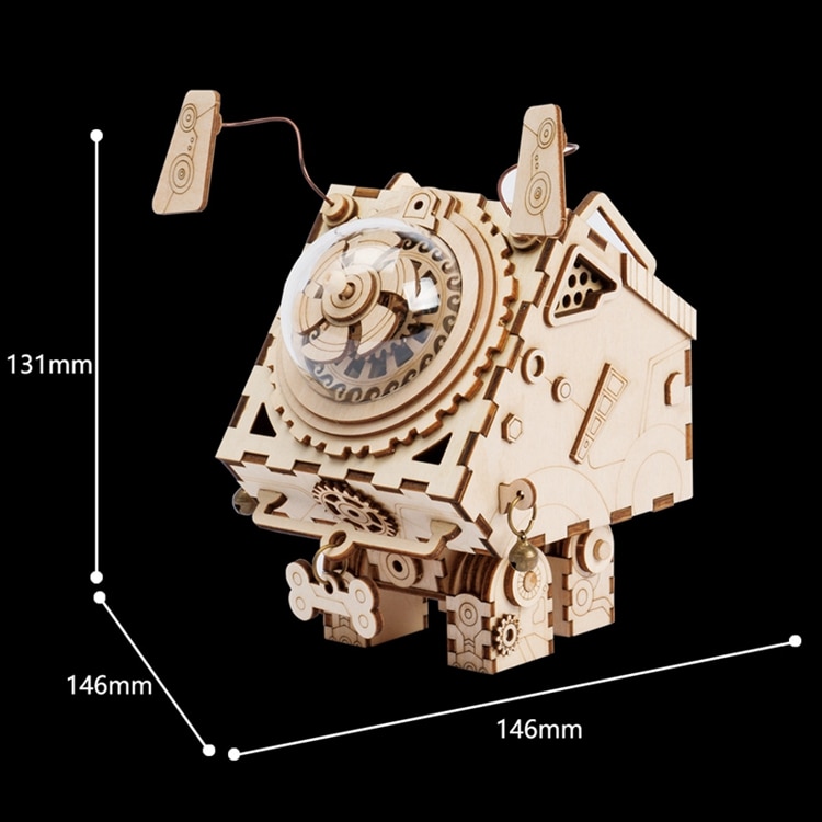 Robotime Model Kit with Music Box