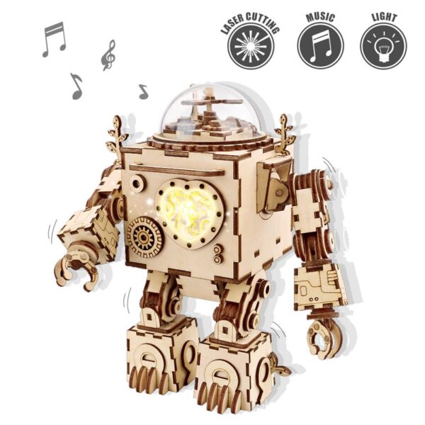 Robotime Model Kit with Music Box - Image 5