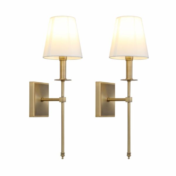 Classic Rustic Wall Lamps Pair