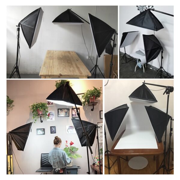 Photography Studio Softbox Lighting Kit - Image 7