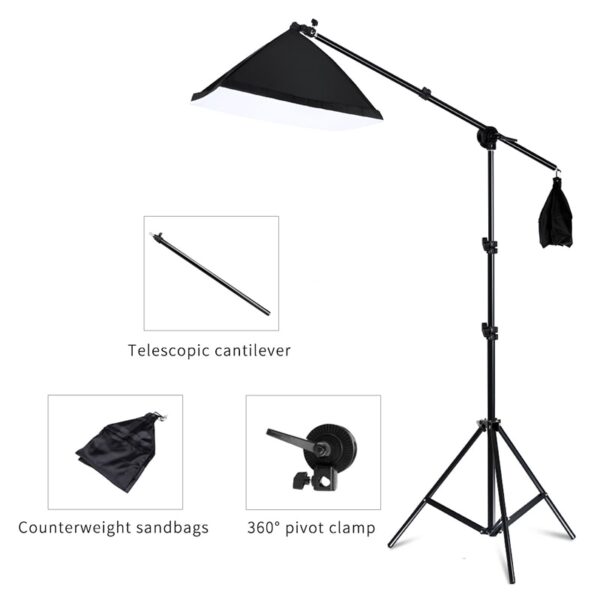 Photography Studio Softbox Lighting Kit - Image 4