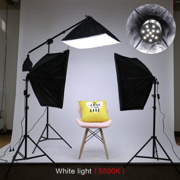 Photography Studio Softbox Lighting Kit - Image 5