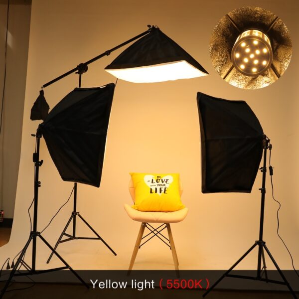 Photography Studio Softbox Lighting Kit - Image 6