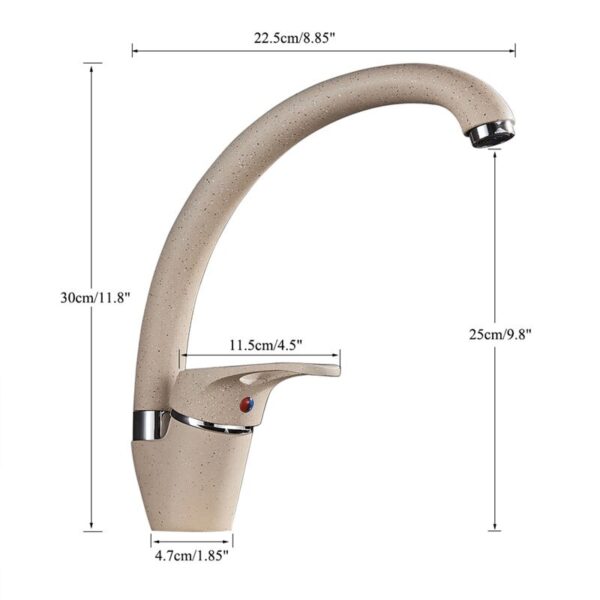 Dot Patterned Basin Faucet - Image 8