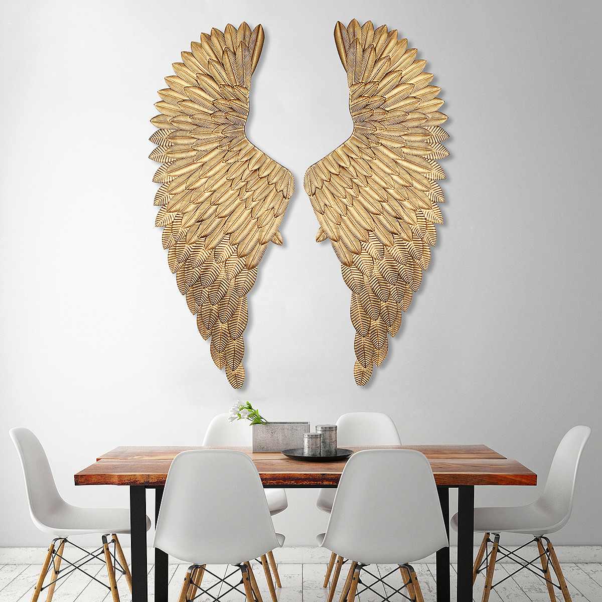 Metal Wings Wall Decor