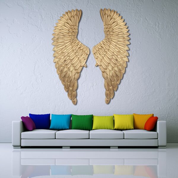 Metal Wings Wall Decor