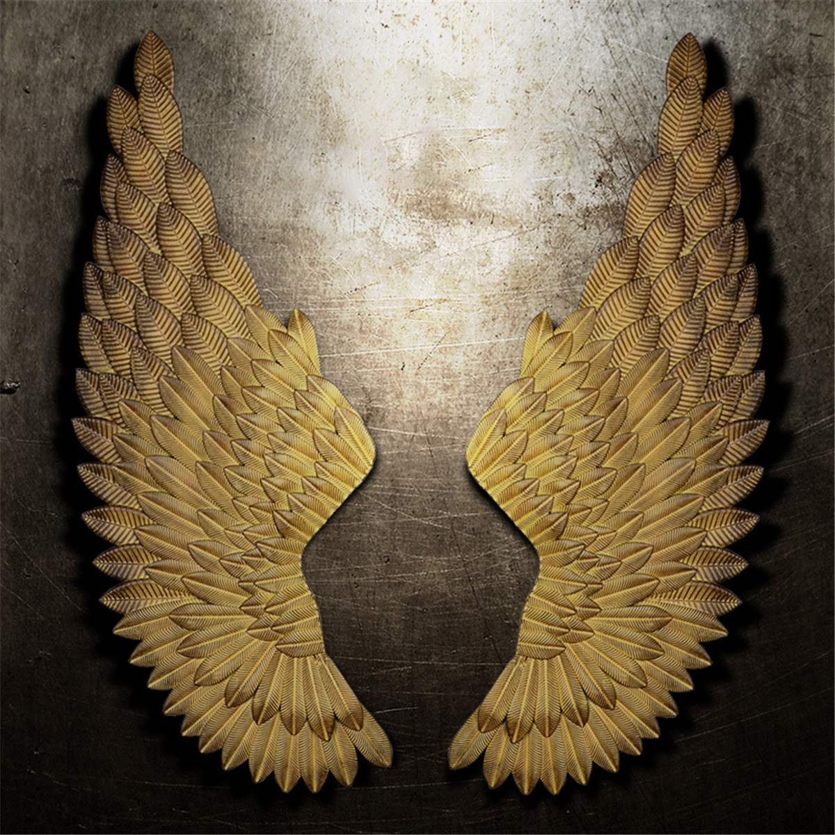 Metal Wings Wall Decor