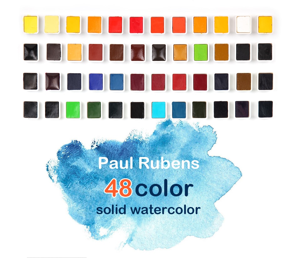 12-48 Colors Watercolor Pigment Paint