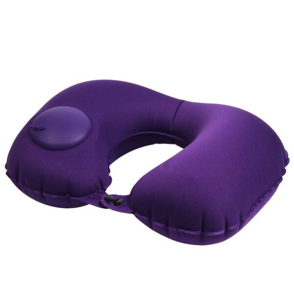 U-Shaped Inflatable Travel Pillow - Image 4