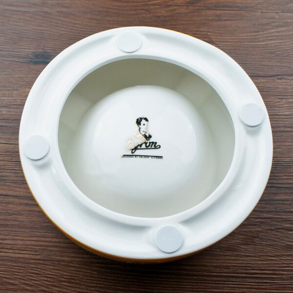 Round Ceramic Cigar Ashtray - Image 8