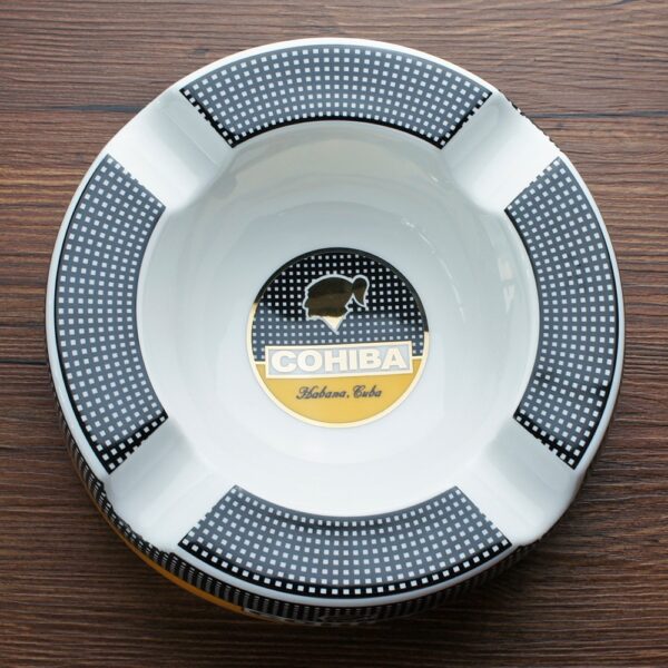 Round Ceramic Cigar Ashtray - Image 7