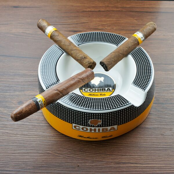 Round Ceramic Cigar Ashtray - Image 5