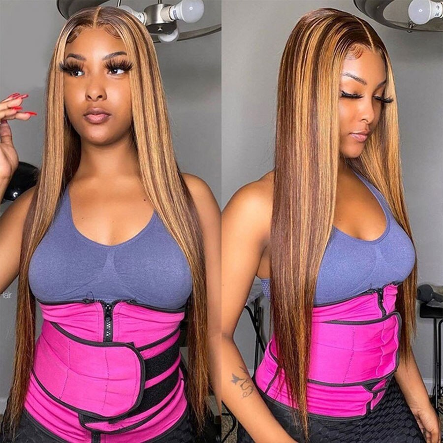 Remy Straight Highlight Wig