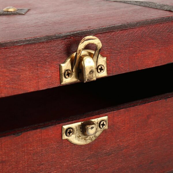 Vintage Style Wooden Storage Box - Image 5