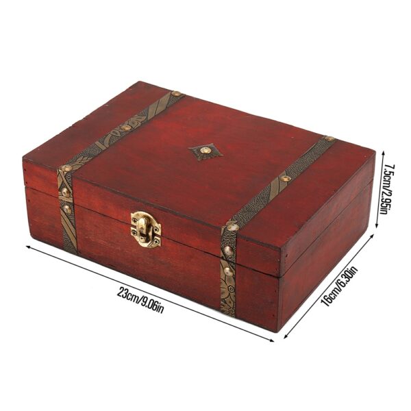 Vintage Style Wooden Storage Box - Image 7