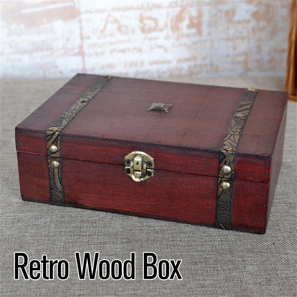 Vintage Style Wooden Storage Box