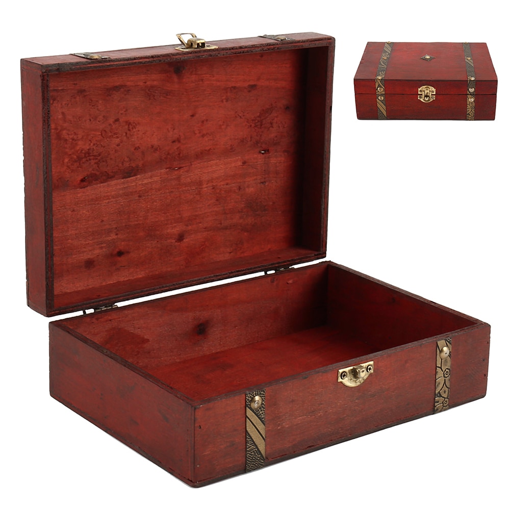 Vintage Style Wooden Storage Box