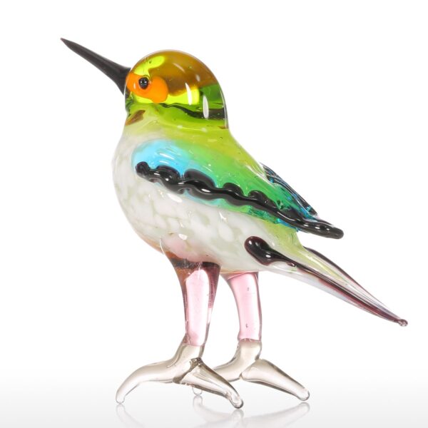 Bird Shaped Glass Figurine for Home Decor - Image 6