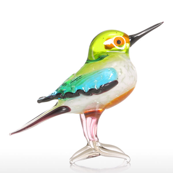 Bird Shaped Glass Figurine for Home Decor - Image 5