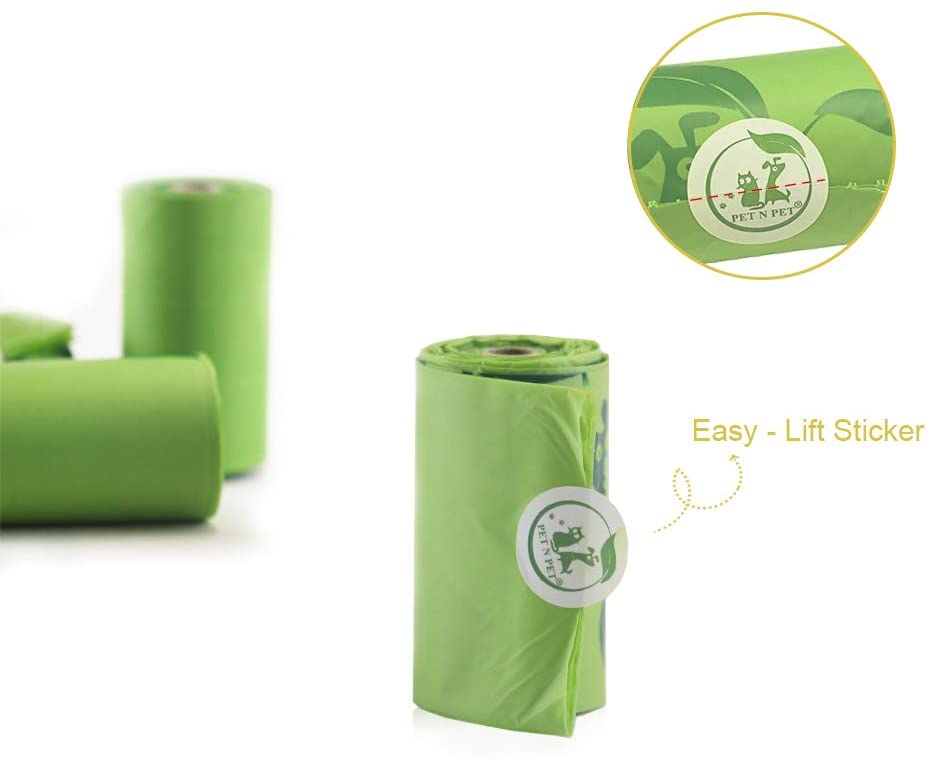 Eco-Friendly Green Dog Poop Bags