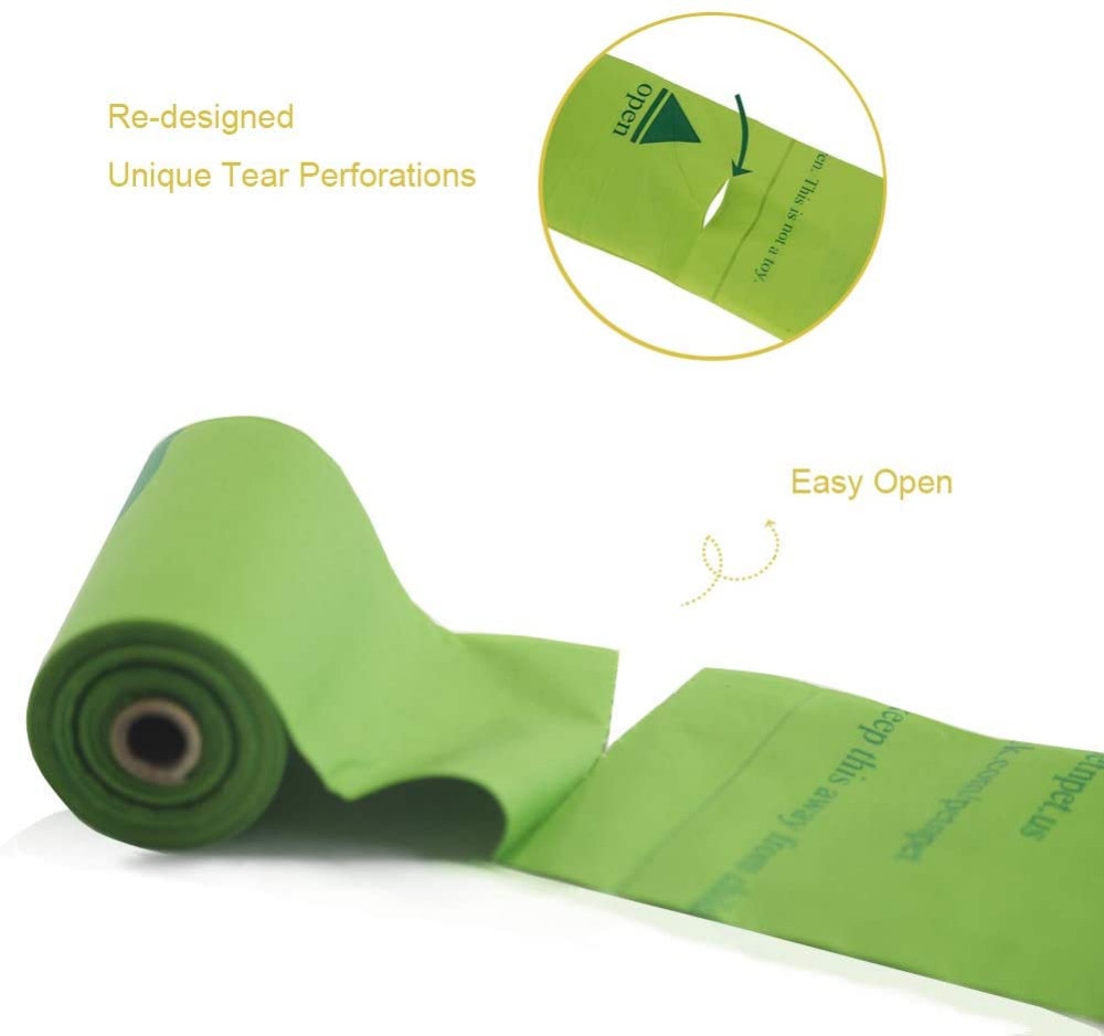 Eco-Friendly Green Dog Poop Bags