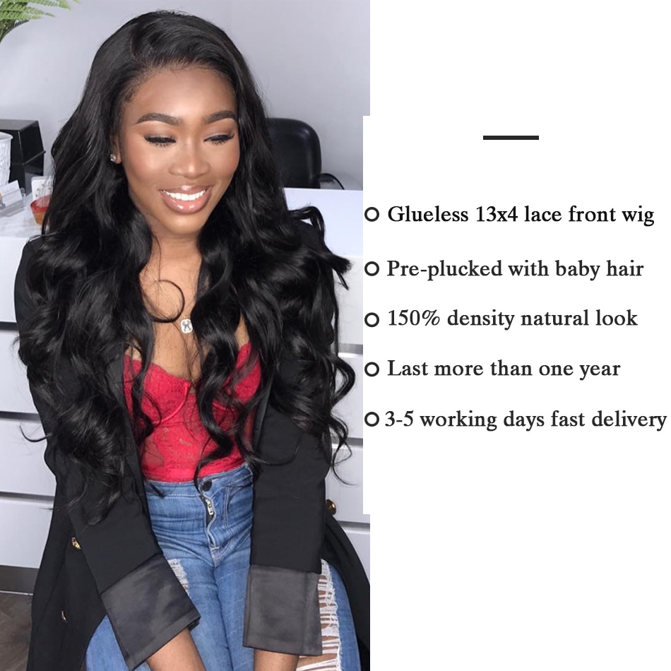 13x4 Lace Front Natural Hair Wig