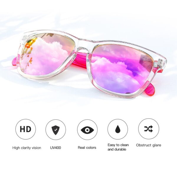 Women's Multicolor UV400 Protective Sunglasses - Image 5