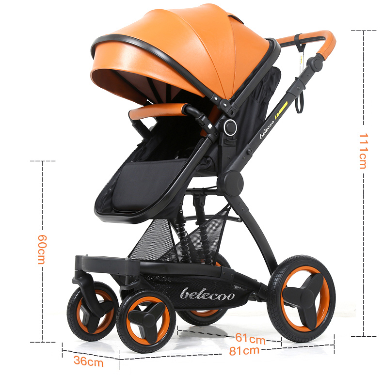 Baby's Folding Stroller with Aluminum Frame