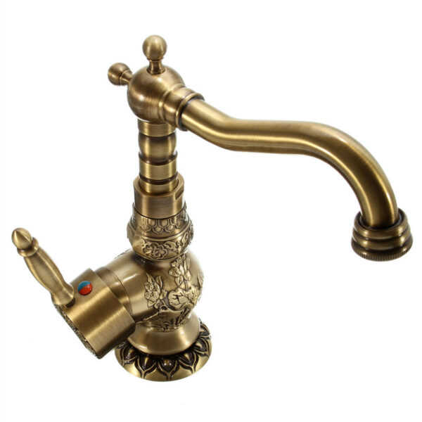 Elegant Faucet Single Handle Vintage Tap for Bathroom - Image 7