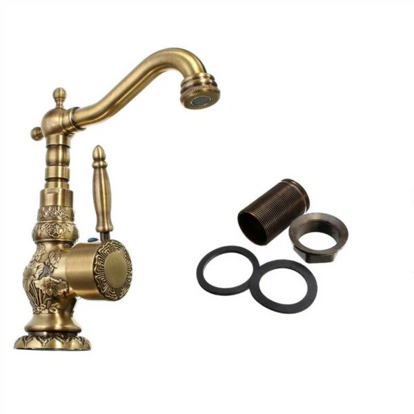 Elegant Faucet Single Handle Vintage Tap for Bathroom - Image 5