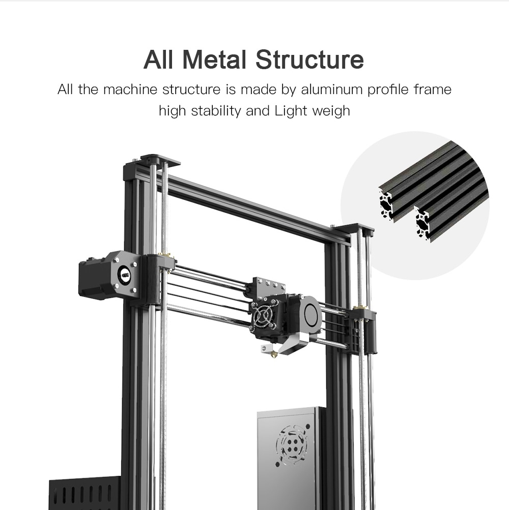 High Precision 3D Printer with Automatic Filament Loading