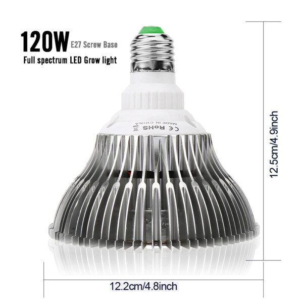 120W LED Grow Light Bulbs with Warm White - Image 6