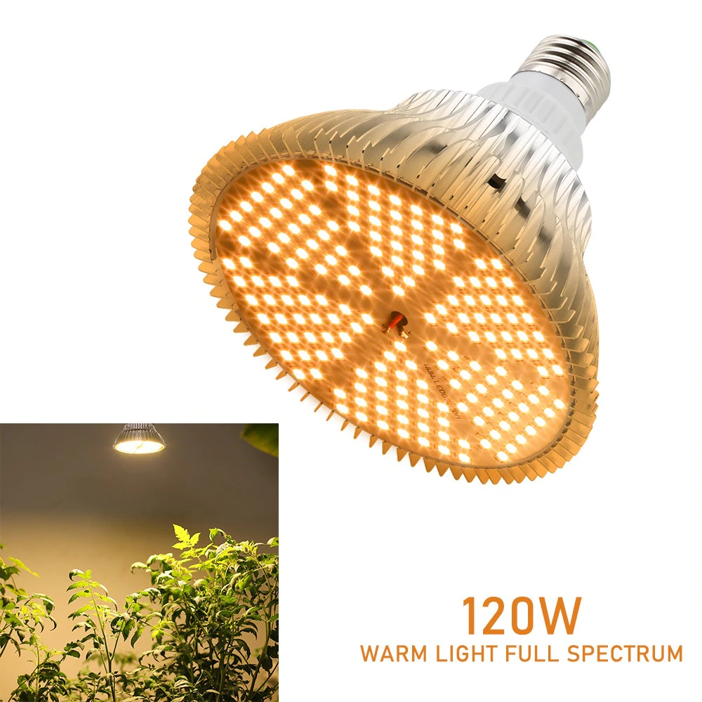 120W LED Grow Light Bulbs with Warm White