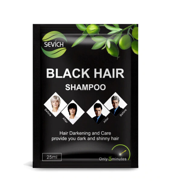 Set of Five Black Hair Shampoos