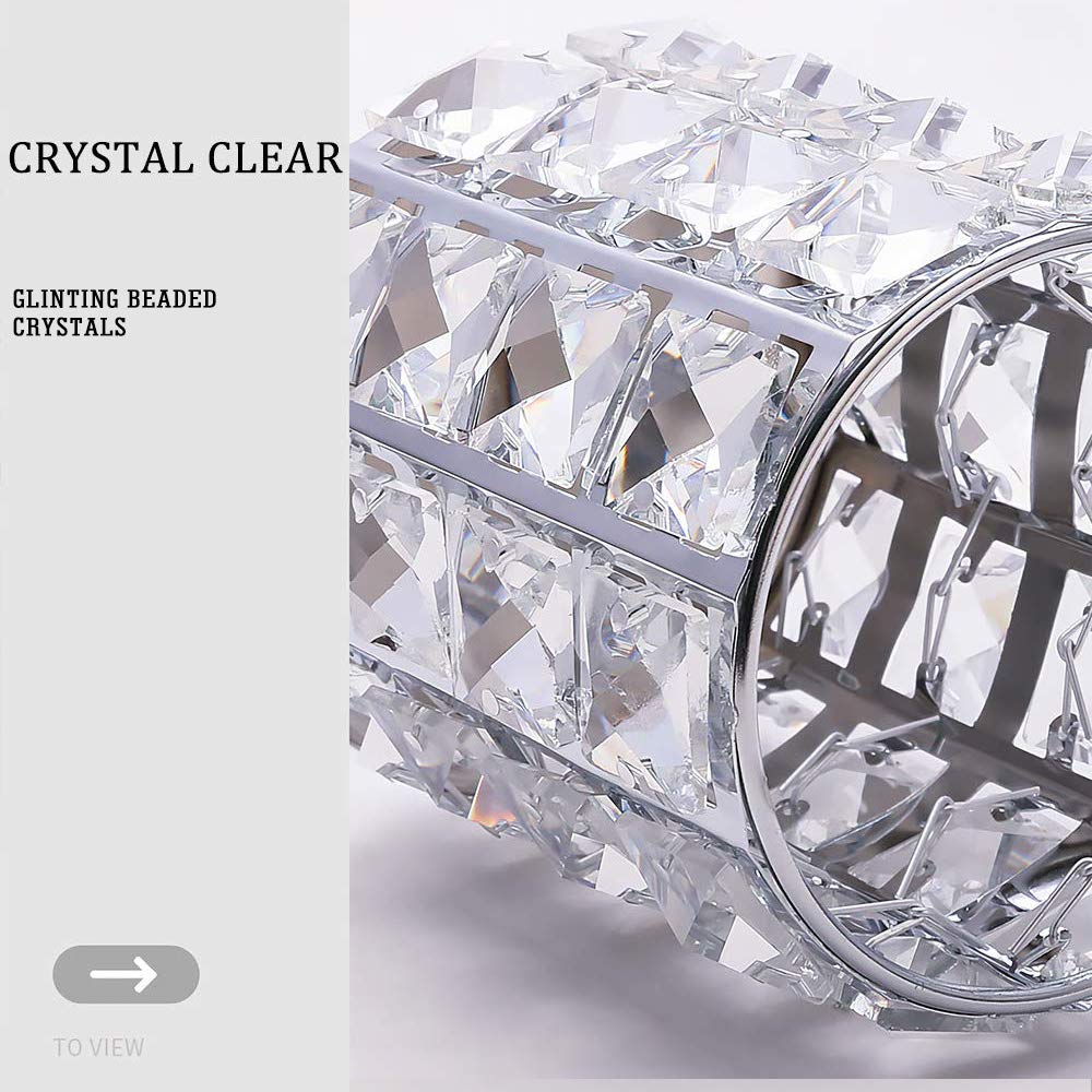 Luxury Crystal Metal Organizer