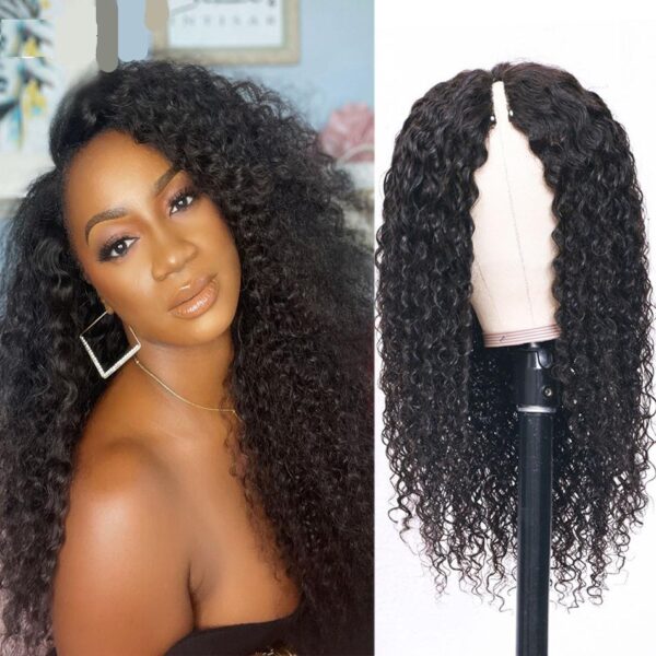 V-Part Human Hair Wig