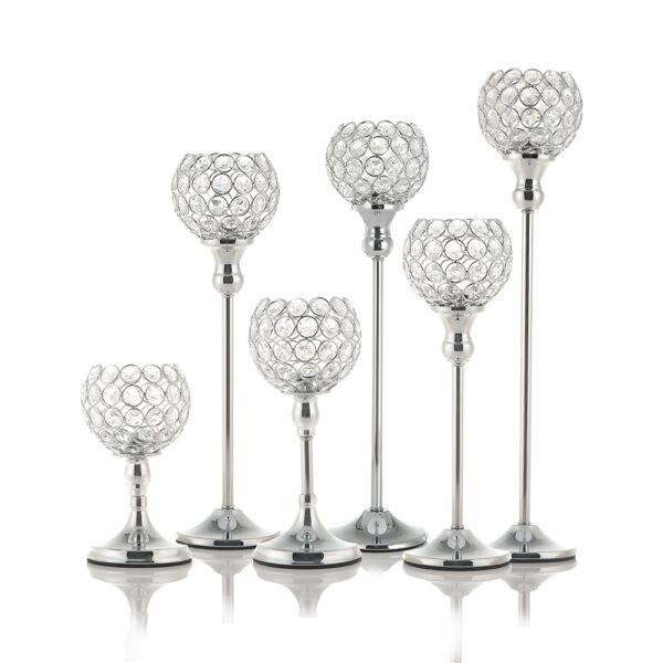 Crystal Candle Holders for Home Decoration