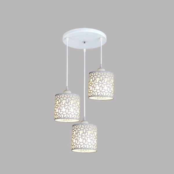 Nordic Style Floral Lace LED Pendant Lighting