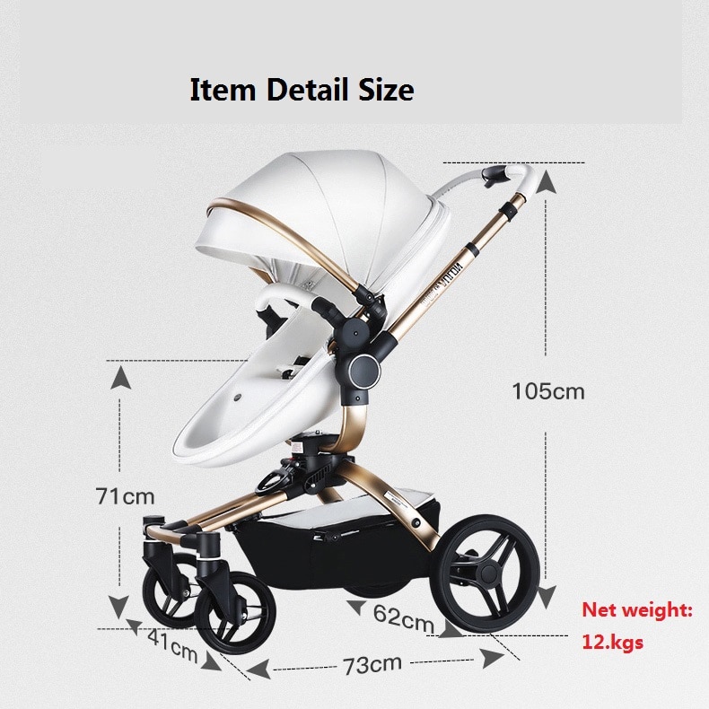 3 in 1 Oxford Baby Stroller