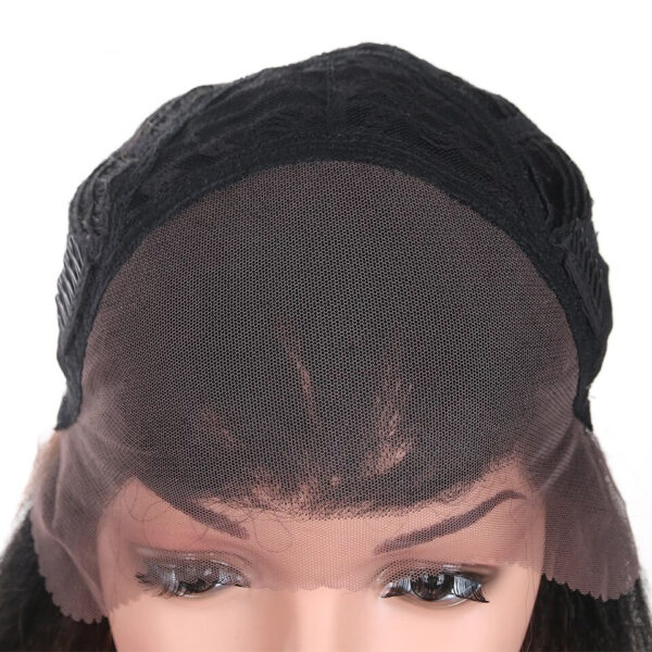Ombre Long Kinky Straight Lace Synthetic Hair Wig - Image 8