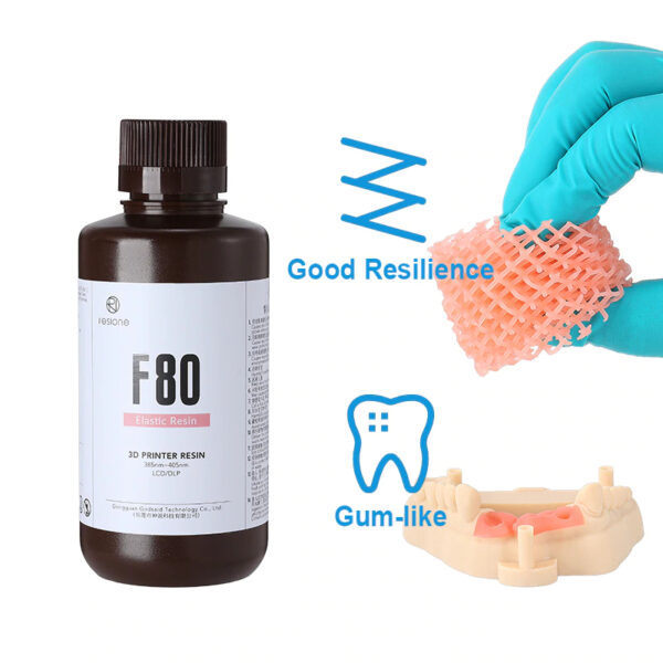 Elastic Gum-Like 3D Printer Resin