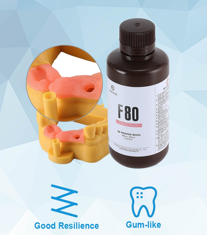 Elastic Gum-Like 3D Printer Resin