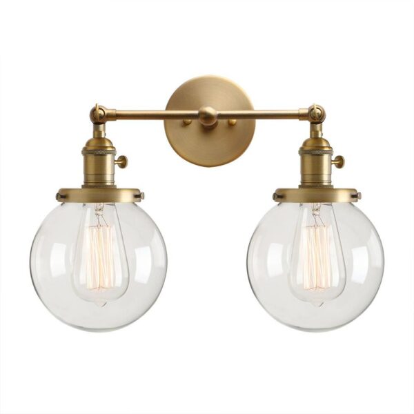 E27 Modern Double Wall Light