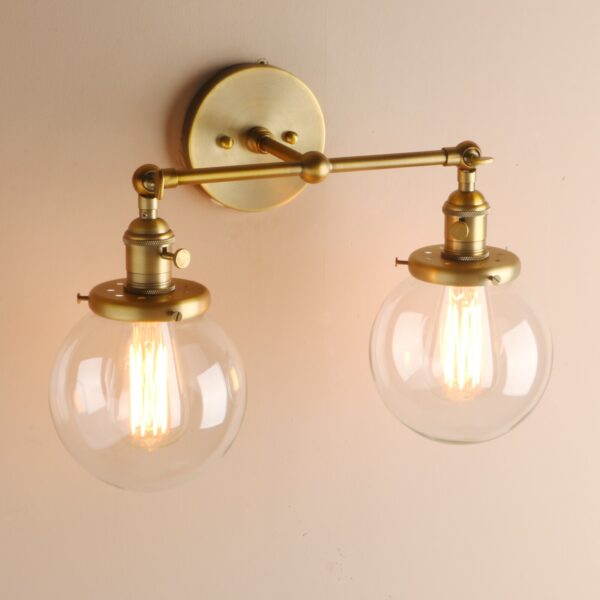 E27 Modern Double Wall Light - Image 6