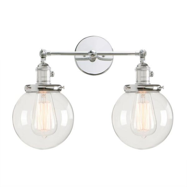 E27 Modern Double Wall Light - Image 5