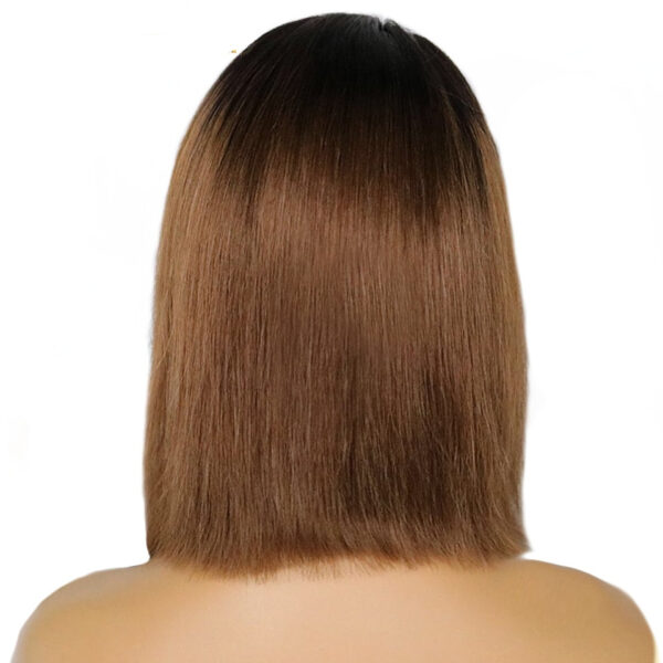 Straight Brown Ombre Bob Wig - Image 5