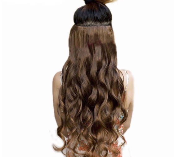 Long Curly Synthetic Clip Hair Extensions